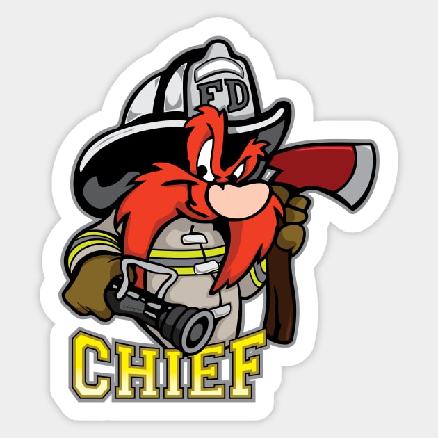 FD Chief Sam Sticker by DigitArt Vector